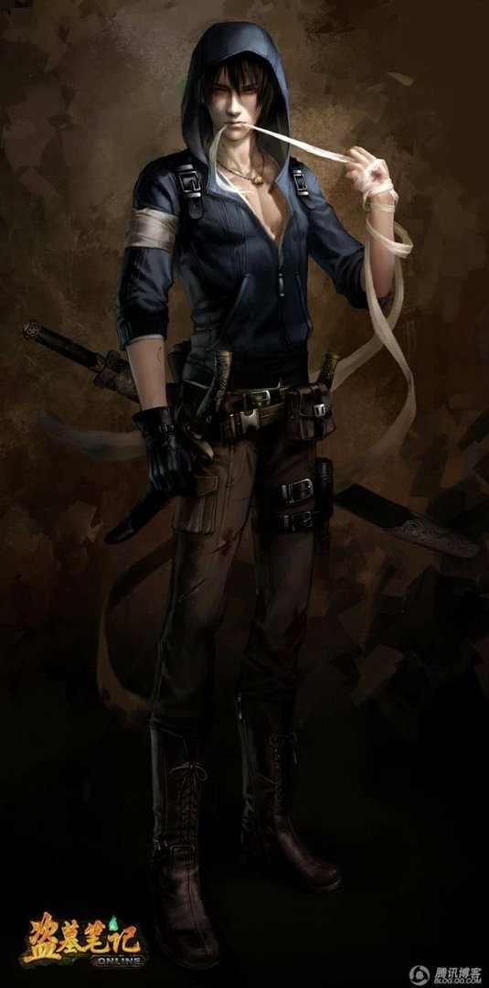 求！！黑瞎子和张起灵的图