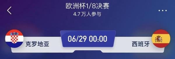 克罗地亚VS西班牙，法国VS瑞士（内附比分预测）
