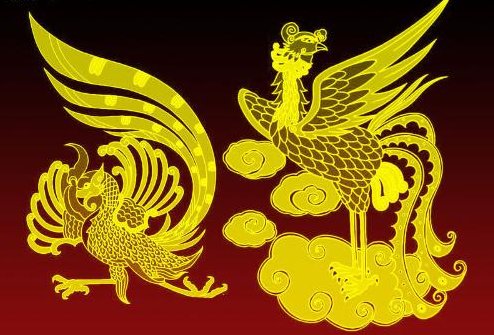 凤与凰的形态区别?有图片吗?