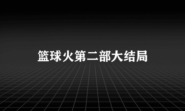 篮球火第二部大结局