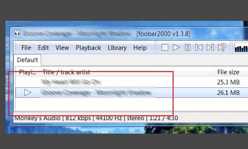 用foobar2000如何播放APE无损音乐？