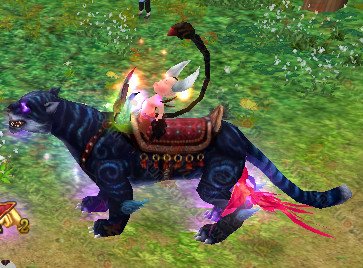 庚寅瑞兽的骑宠染色