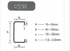 C型钢规格标准表？