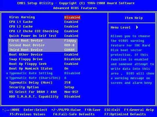 BIOS的Advanced bios Features是什么？