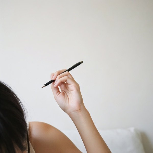 如何用一支笔做哭自己