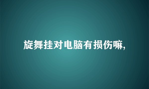 旋舞挂对电脑有损伤嘛,