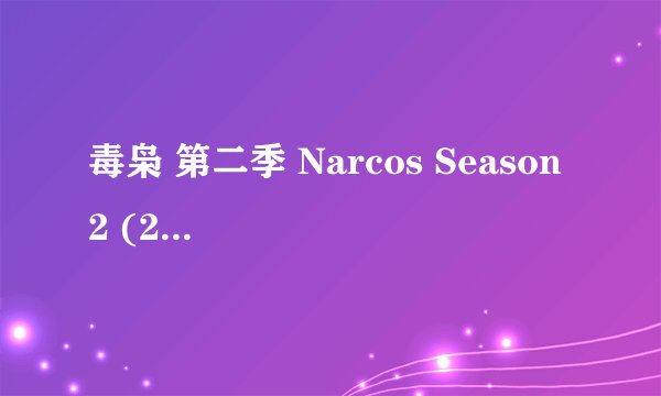 毒枭 第二季 Narcos Season 2 (2016)全集未删减高清版免费下载