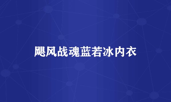 飓风战魂蓝若冰内衣
