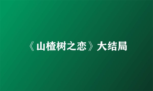 《山楂树之恋》大结局