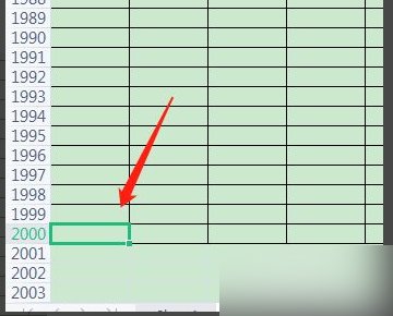 如何在表格中快速选中2000行数据。