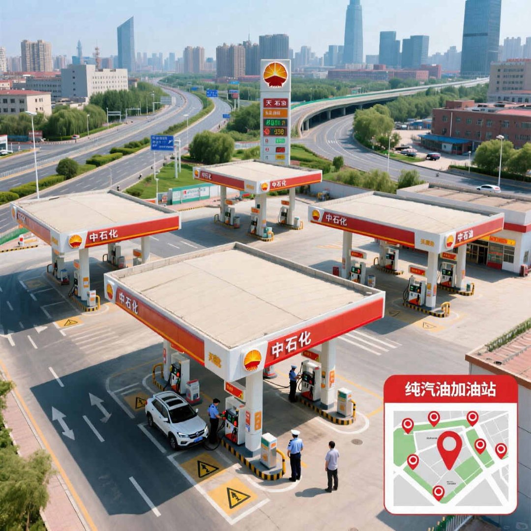 天津纯汽油加油站有哪些