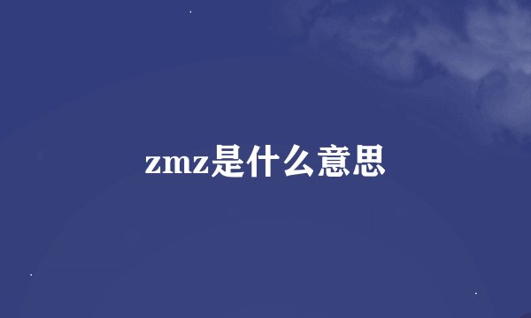 zmz是什么意思