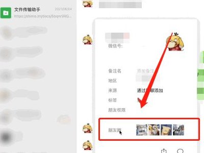微信电脑版如何查看某个好友的朋友圈