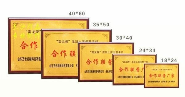 荣誉奖牌的尺寸有