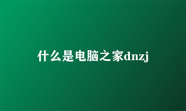 什么是电脑之家dnzj