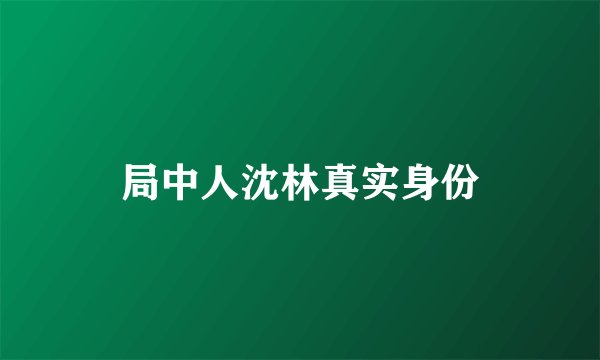 局中人沈林真实身份