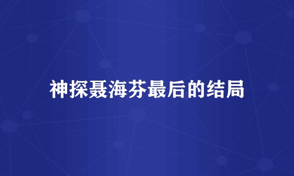 神探聂海芬最后的结局