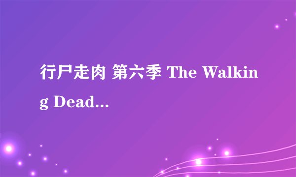 行尸走肉 第六季 The Walking Dead Season 6 (2015)全集未删减高清版免费下载
