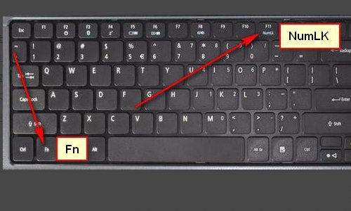 笔记本电脑怎么没有数字键盘了？