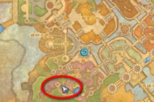 WOW 甘尔葛分析师在刀锋山什么位置？