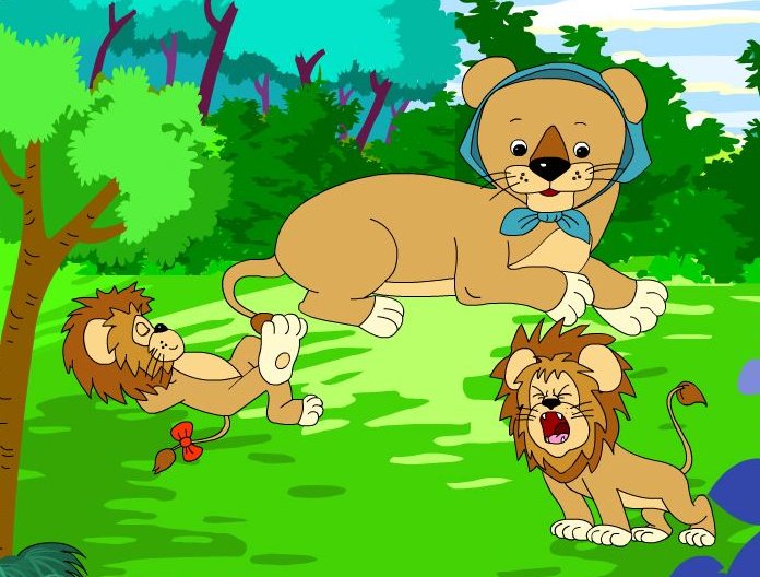 小学课文《两只小狮子》原文？