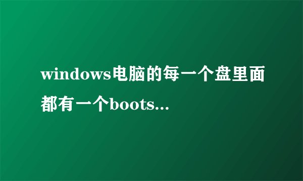 windows电脑的每一个盘里面都有一个bootsqm.dat文件，是怎么回事？