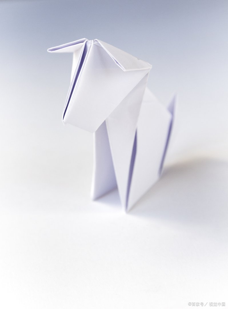 蓝色妖姬的折法