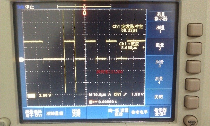 波特率发生器的波特率选择