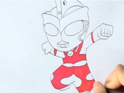 奥特曼画怎么画