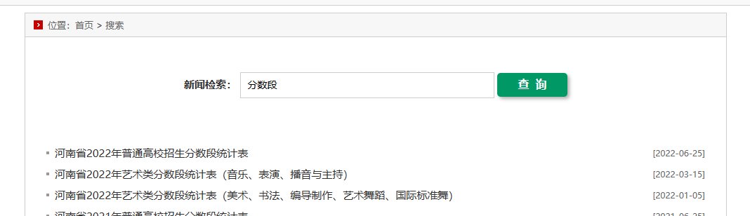 河南省高考分数线2022一分一段表