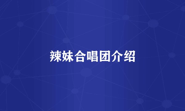 辣妹合唱团介绍