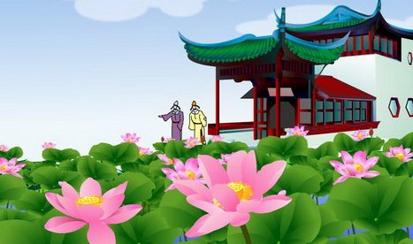 映日荷花别样红全诗是什么？