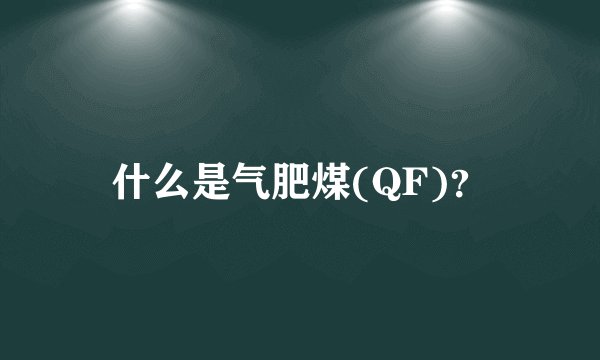 什么是气肥煤(QF)？