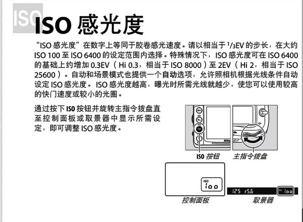尼康D7000 ISO怎么调？