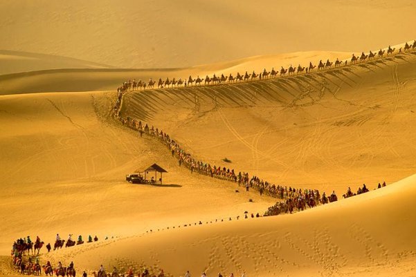 丝绸之路路线图