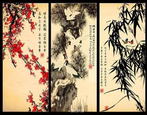 哪种植物可以出现在岁寒三友图里