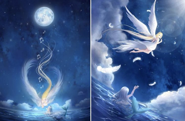 泰戈尔《飞鸟与鱼》英文