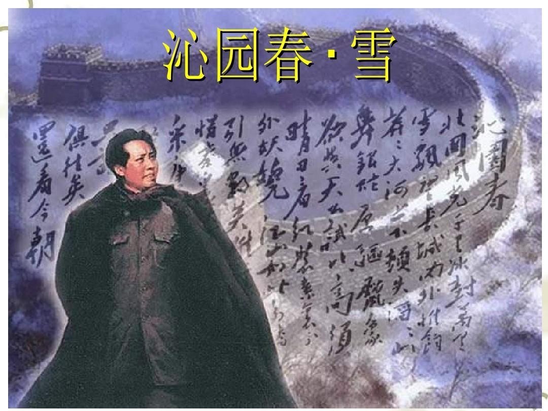 沁园春·雪的诗意是什么？