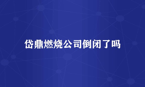 岱鼎燃烧公司倒闭了吗