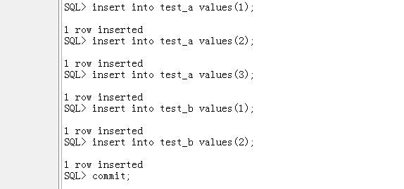 oracle中INTERSECT,MINUS用法