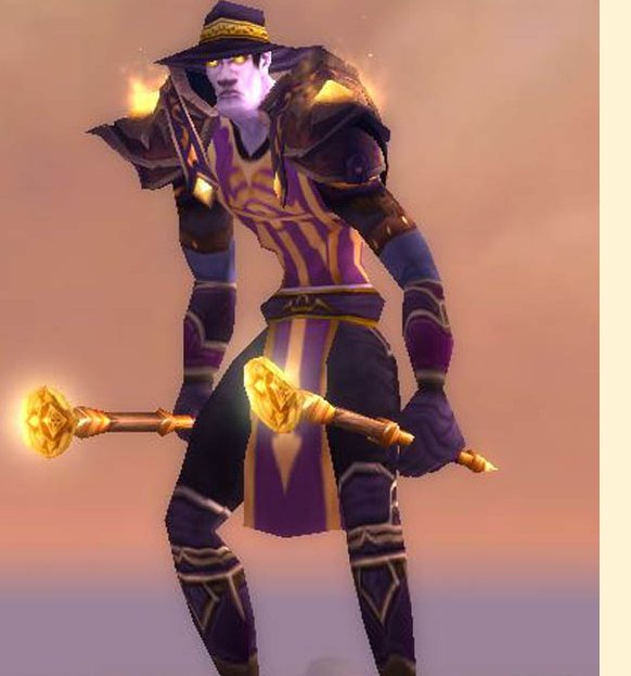 魔兽世界亡灵法师装备幻化什么好看？？最好看紫色或黑色的装备