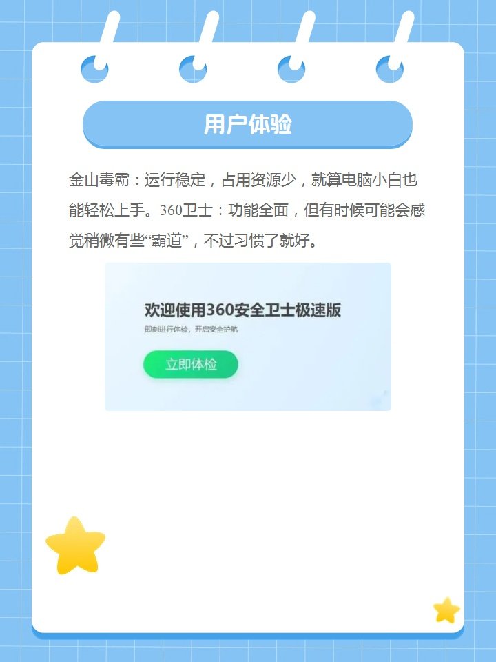 金山毒霸和360卫士哪个好