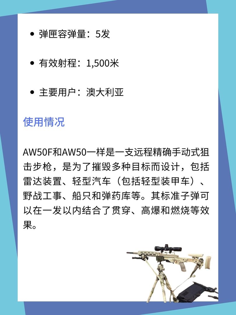 精确国际AW50F步枪