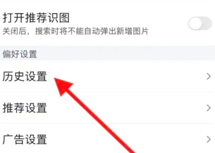如何打开历史搜索记录