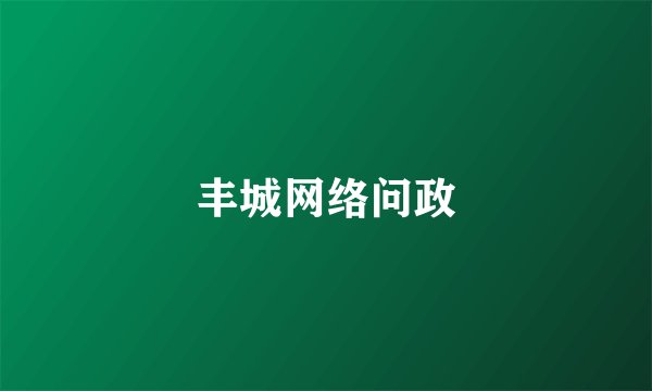 丰城网络问政