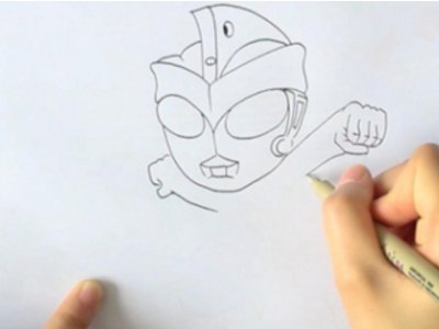 奥特曼画怎么画