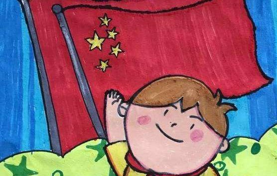 红色传奇小学生绘画作品？