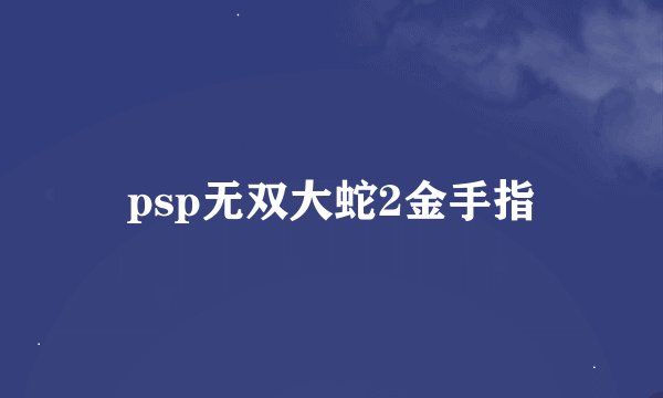psp无双大蛇2金手指