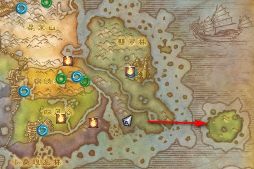 魔兽世界潘达利亚飞行点在哪里？