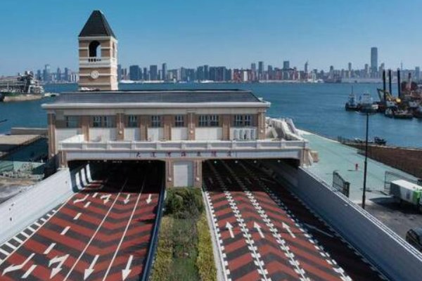 大连湾海底隧道起止点